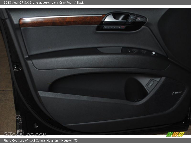 Lava Gray Pearl / Black 2013 Audi Q7 3.0 S Line quattro