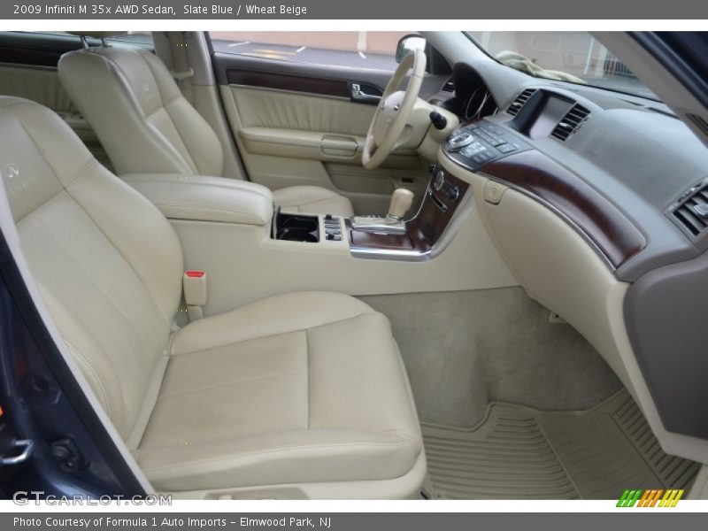 Slate Blue / Wheat Beige 2009 Infiniti M 35x AWD Sedan