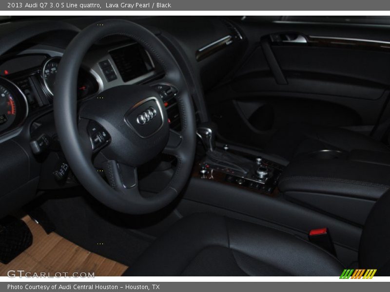 Lava Gray Pearl / Black 2013 Audi Q7 3.0 S Line quattro