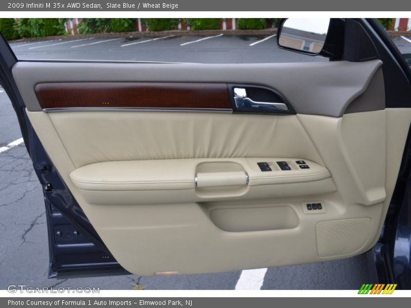 Slate Blue / Wheat Beige 2009 Infiniti M 35x AWD Sedan