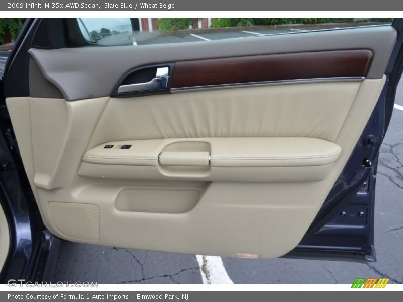 Slate Blue / Wheat Beige 2009 Infiniti M 35x AWD Sedan