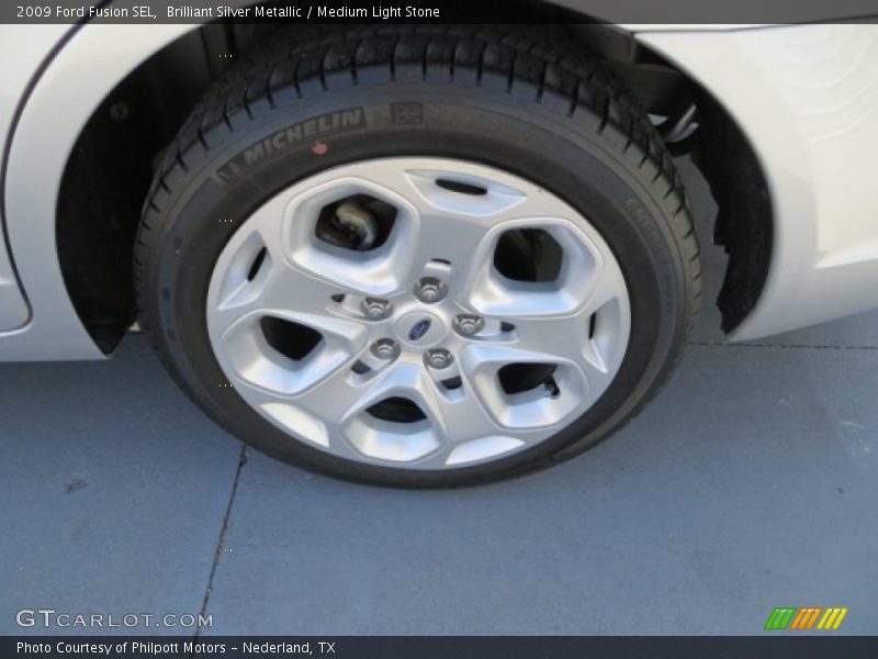 Brilliant Silver Metallic / Medium Light Stone 2009 Ford Fusion SEL