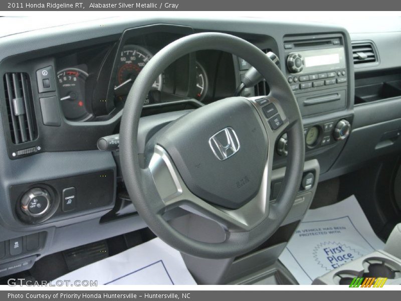 Alabaster Silver Metallic / Gray 2011 Honda Ridgeline RT
