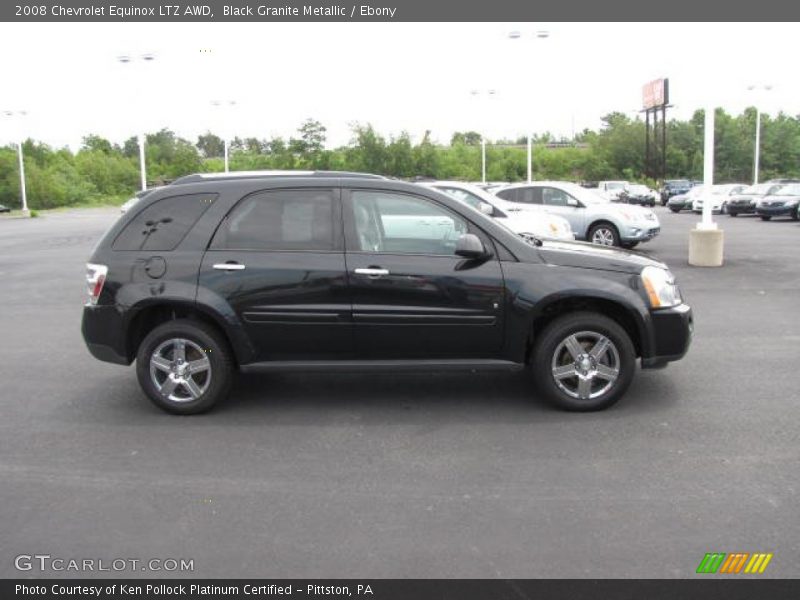 Black Granite Metallic / Ebony 2008 Chevrolet Equinox LTZ AWD