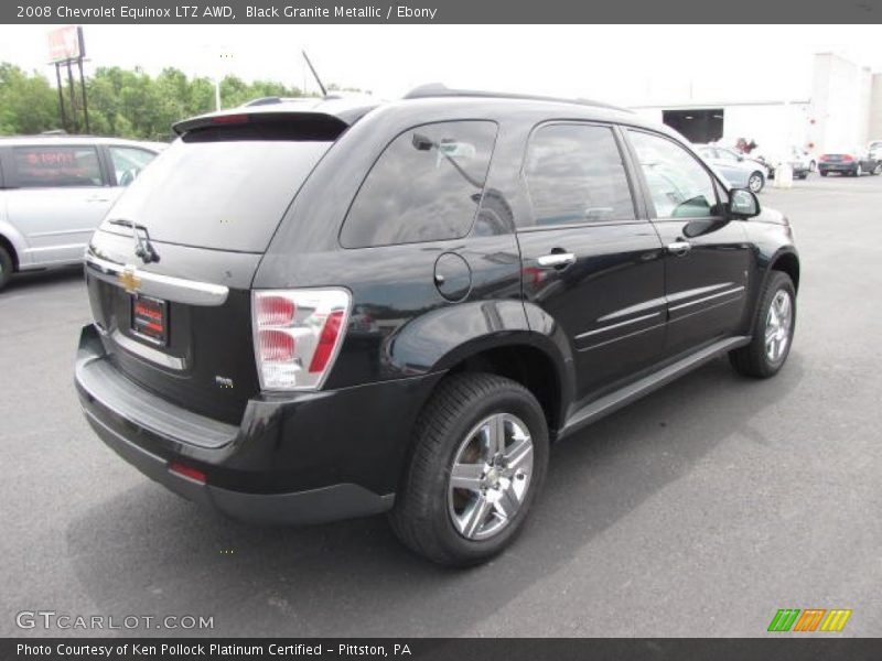 Black Granite Metallic / Ebony 2008 Chevrolet Equinox LTZ AWD