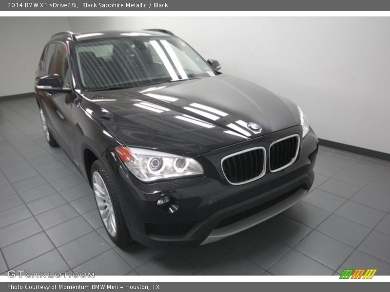 Black Sapphire Metallic / Black 2014 BMW X1 sDrive28i