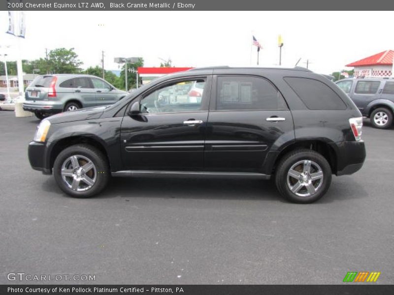 Black Granite Metallic / Ebony 2008 Chevrolet Equinox LTZ AWD