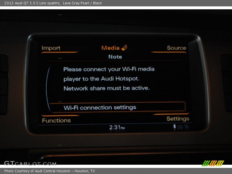 Lava Gray Pearl / Black 2013 Audi Q7 3.0 S Line quattro