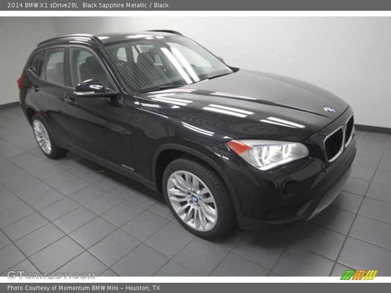 Black Sapphire Metallic / Black 2014 BMW X1 sDrive28i