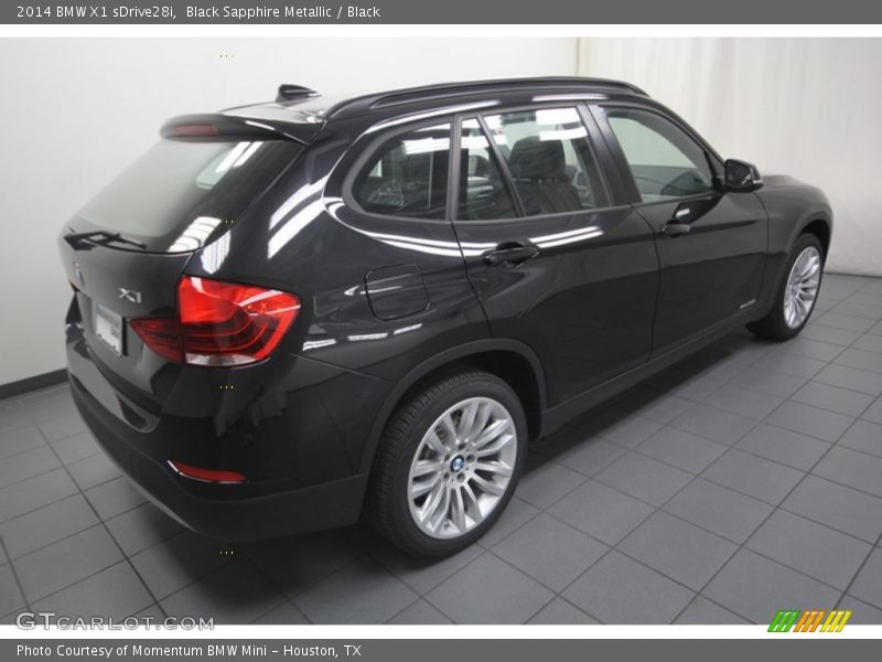 Black Sapphire Metallic / Black 2014 BMW X1 sDrive28i