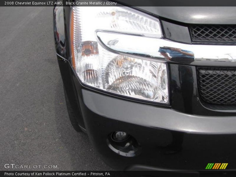 Black Granite Metallic / Ebony 2008 Chevrolet Equinox LTZ AWD