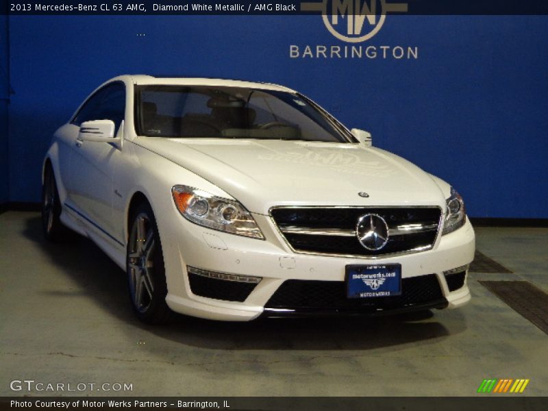 Diamond White Metallic / AMG Black 2013 Mercedes-Benz CL 63 AMG
