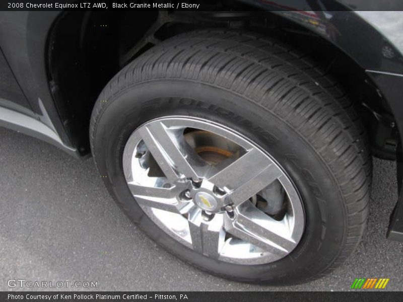 Black Granite Metallic / Ebony 2008 Chevrolet Equinox LTZ AWD