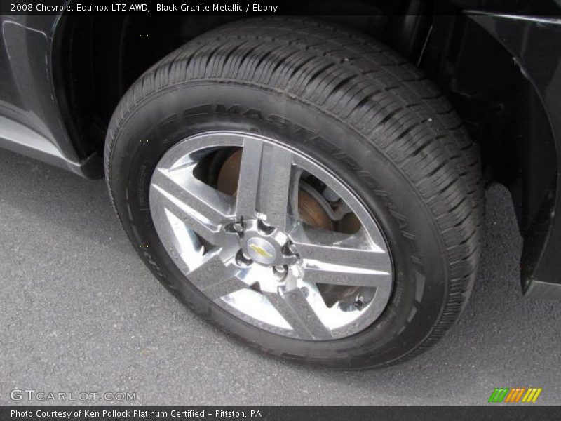 Black Granite Metallic / Ebony 2008 Chevrolet Equinox LTZ AWD