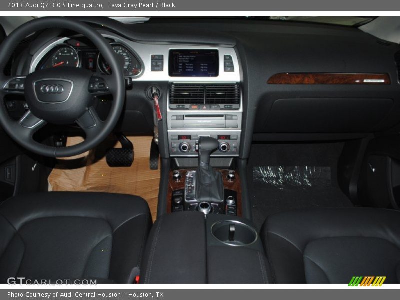 Lava Gray Pearl / Black 2013 Audi Q7 3.0 S Line quattro
