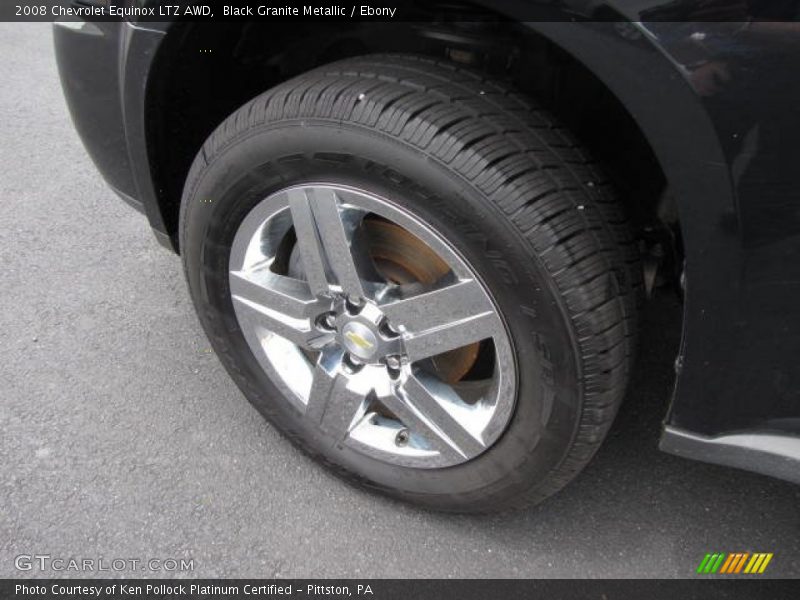 Black Granite Metallic / Ebony 2008 Chevrolet Equinox LTZ AWD