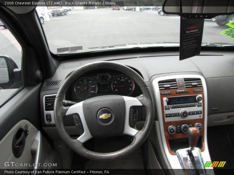 Black Granite Metallic / Ebony 2008 Chevrolet Equinox LTZ AWD