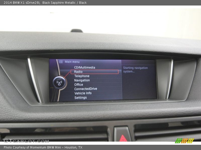 Black Sapphire Metallic / Black 2014 BMW X1 sDrive28i