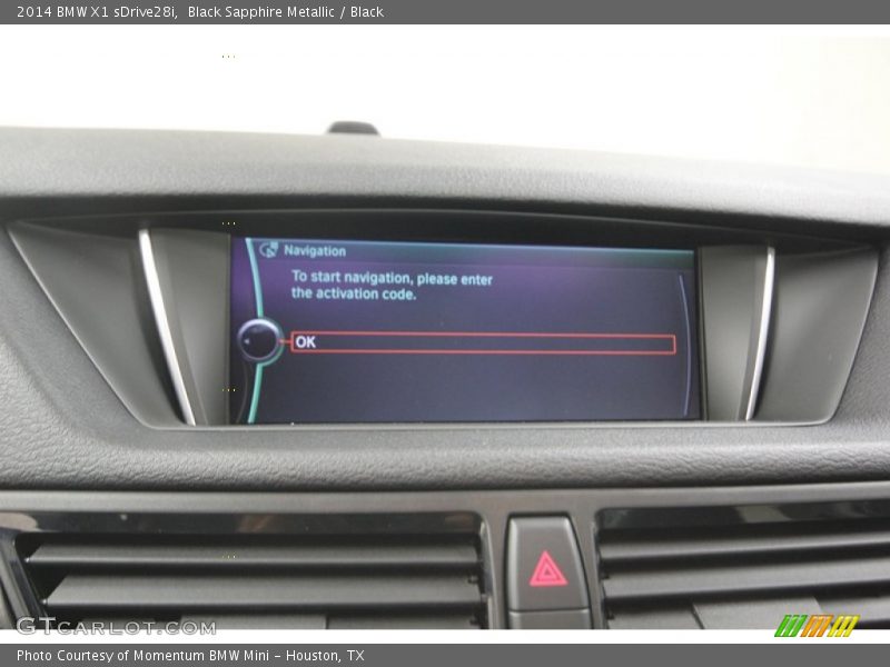 Black Sapphire Metallic / Black 2014 BMW X1 sDrive28i