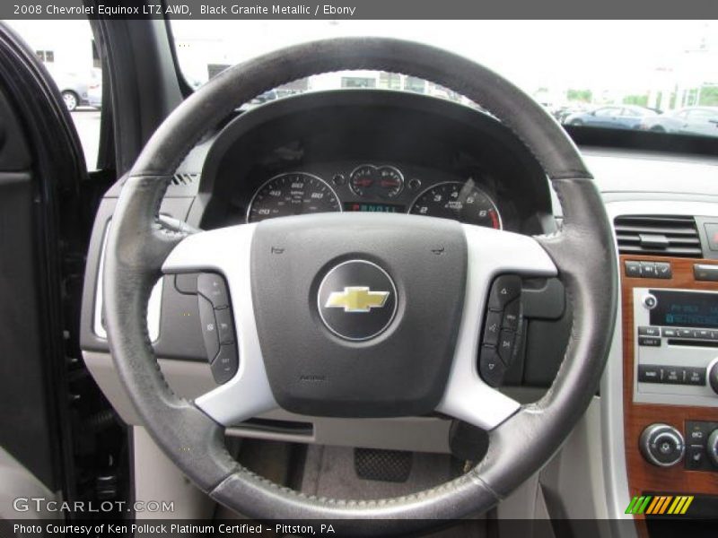 Black Granite Metallic / Ebony 2008 Chevrolet Equinox LTZ AWD
