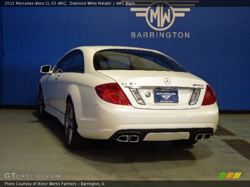 Diamond White Metallic / AMG Black 2013 Mercedes-Benz CL 63 AMG