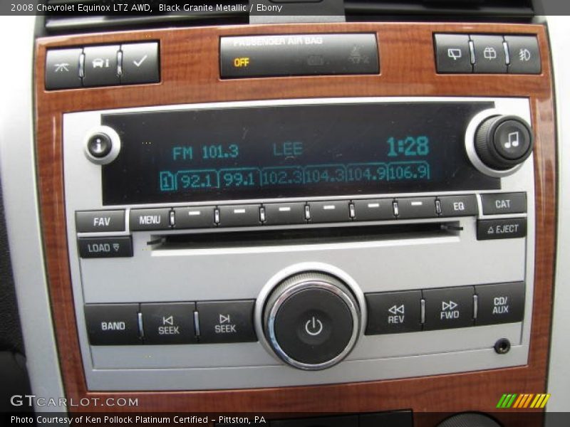 Black Granite Metallic / Ebony 2008 Chevrolet Equinox LTZ AWD