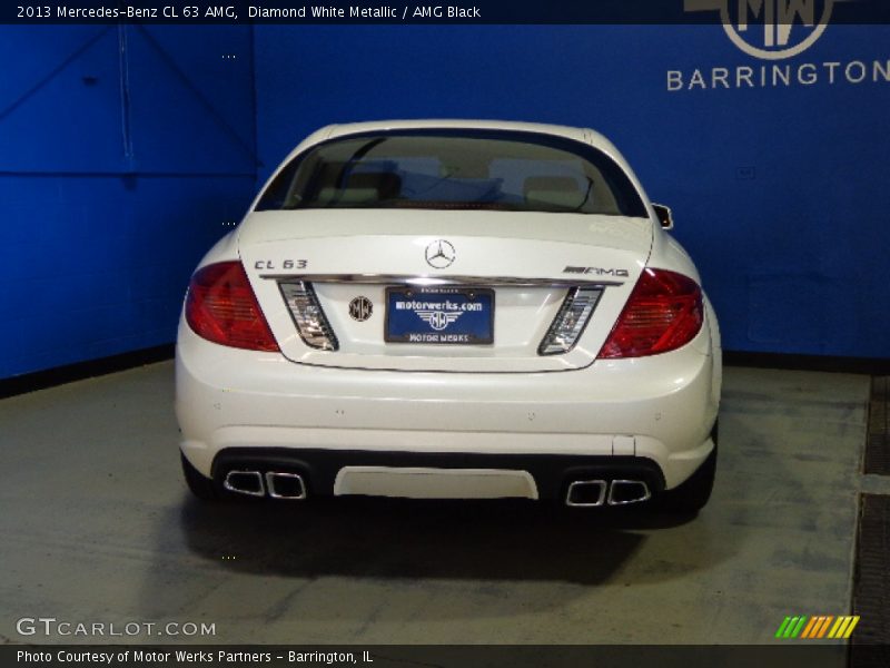 Diamond White Metallic / AMG Black 2013 Mercedes-Benz CL 63 AMG