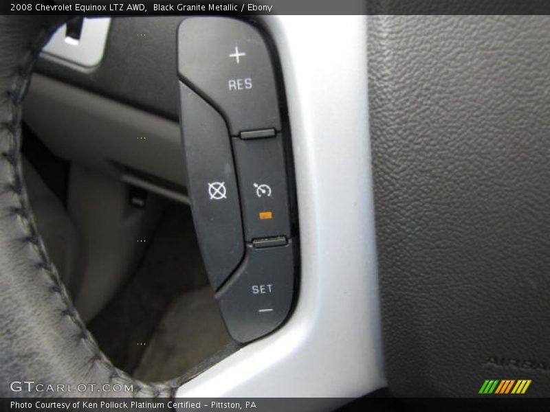Black Granite Metallic / Ebony 2008 Chevrolet Equinox LTZ AWD