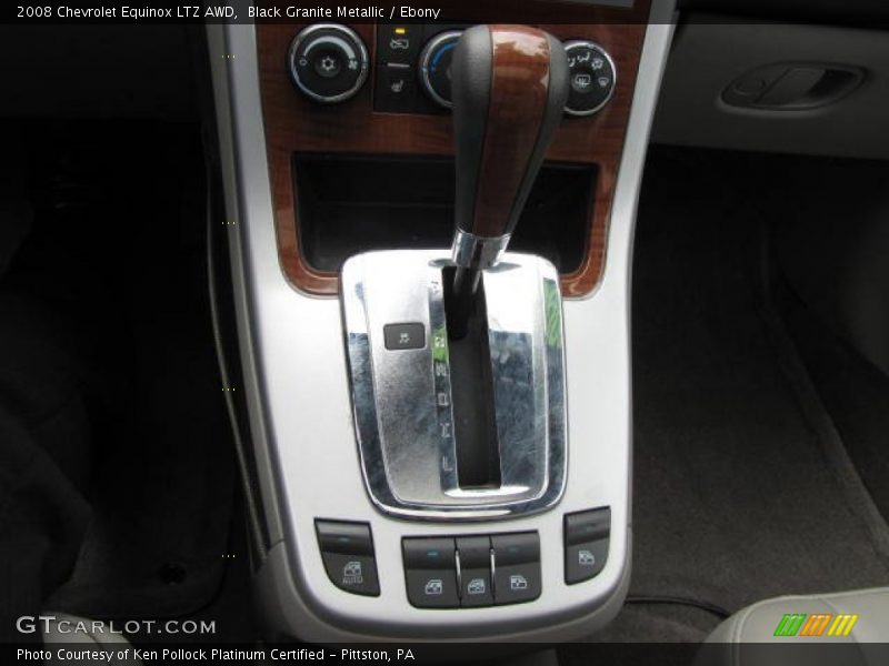 Black Granite Metallic / Ebony 2008 Chevrolet Equinox LTZ AWD