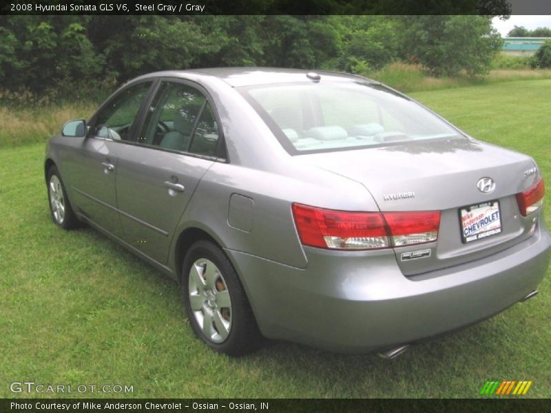 Steel Gray / Gray 2008 Hyundai Sonata GLS V6