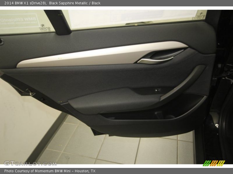 Black Sapphire Metallic / Black 2014 BMW X1 sDrive28i