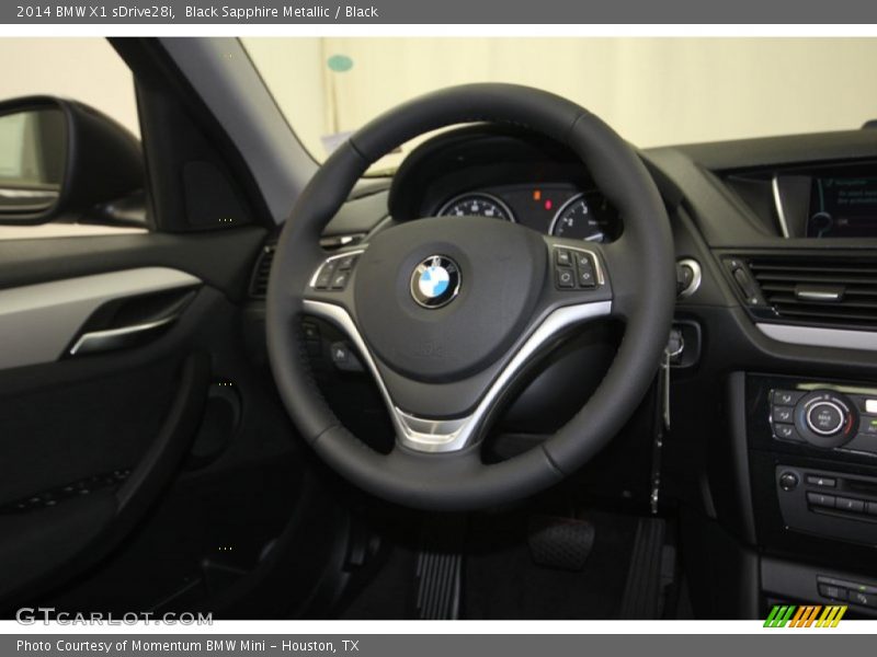 Black Sapphire Metallic / Black 2014 BMW X1 sDrive28i