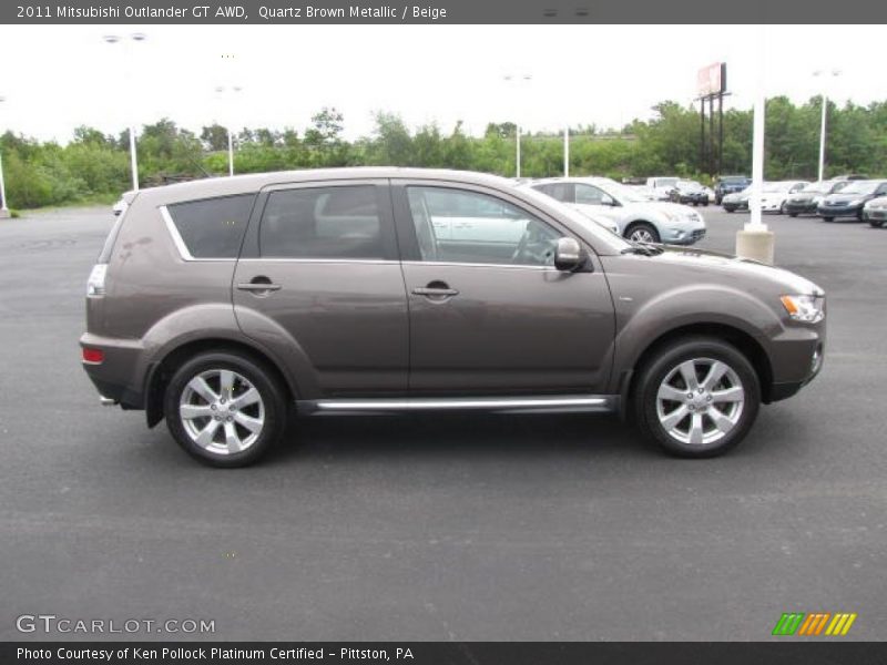  2011 Outlander GT AWD Quartz Brown Metallic