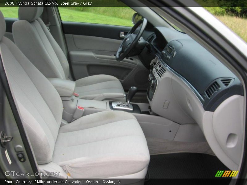 Steel Gray / Gray 2008 Hyundai Sonata GLS V6