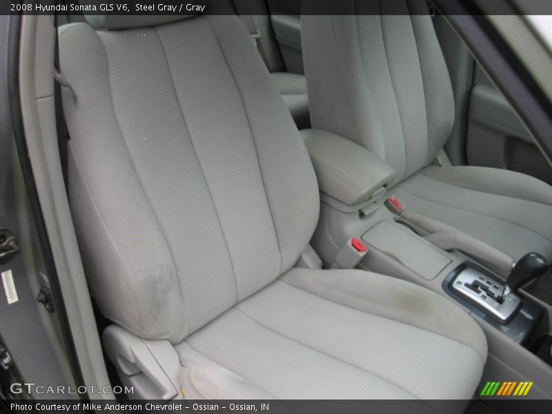 Steel Gray / Gray 2008 Hyundai Sonata GLS V6