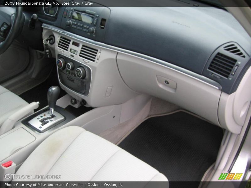 Steel Gray / Gray 2008 Hyundai Sonata GLS V6