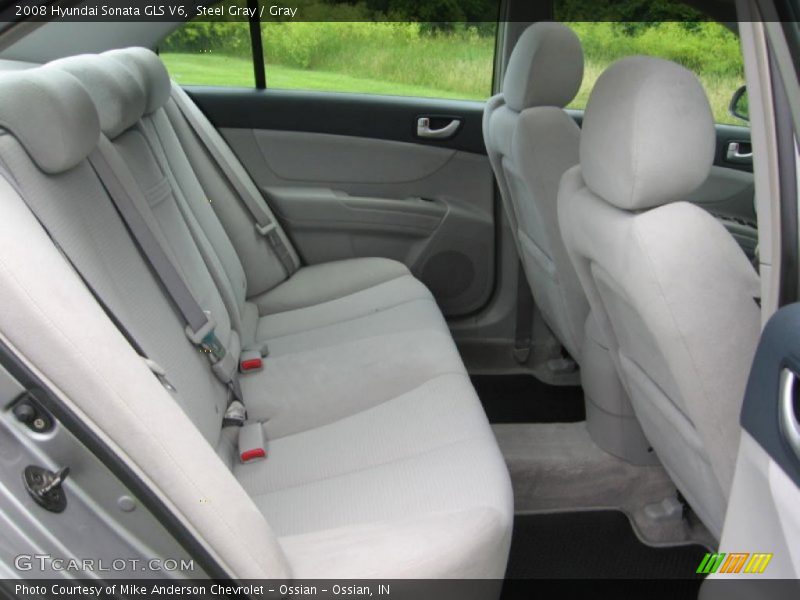 Steel Gray / Gray 2008 Hyundai Sonata GLS V6