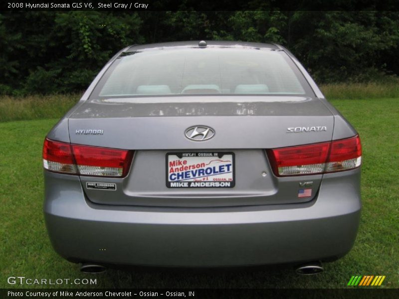 Steel Gray / Gray 2008 Hyundai Sonata GLS V6