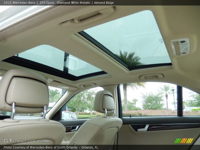 Sunroof of 2013 C 350 Sport