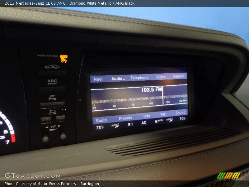 Diamond White Metallic / AMG Black 2013 Mercedes-Benz CL 63 AMG