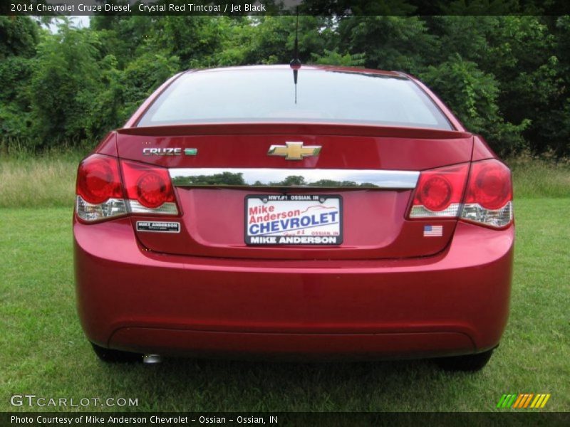 Crystal Red Tintcoat / Jet Black 2014 Chevrolet Cruze Diesel