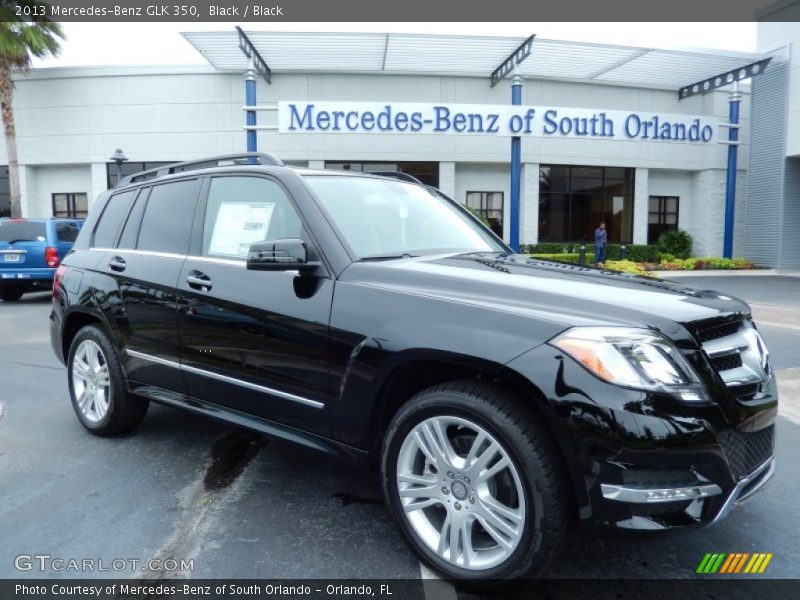 Black / Black 2013 Mercedes-Benz GLK 350
