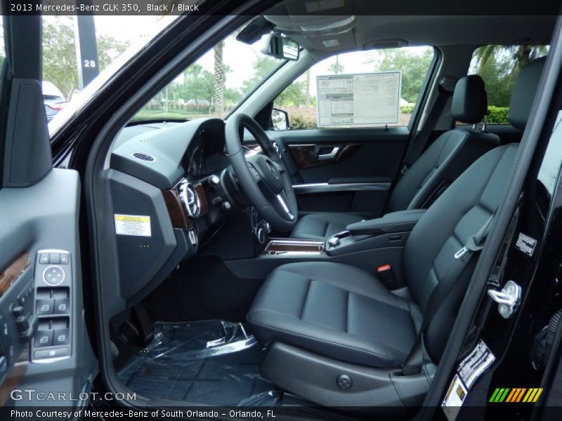 Black / Black 2013 Mercedes-Benz GLK 350