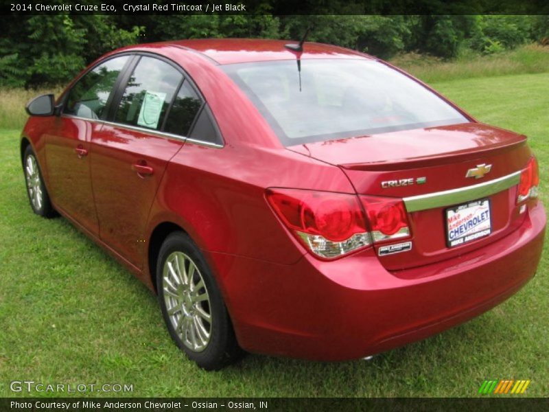 Crystal Red Tintcoat / Jet Black 2014 Chevrolet Cruze Eco
