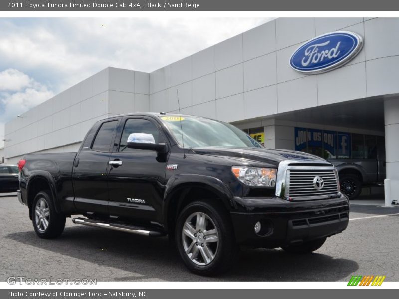 Black / Sand Beige 2011 Toyota Tundra Limited Double Cab 4x4