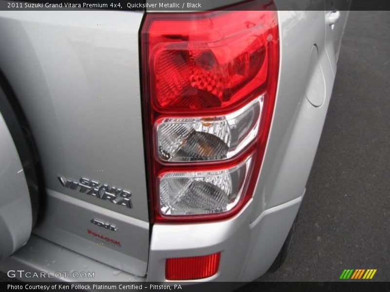 Quicksilver Metallic / Black 2011 Suzuki Grand Vitara Premium 4x4