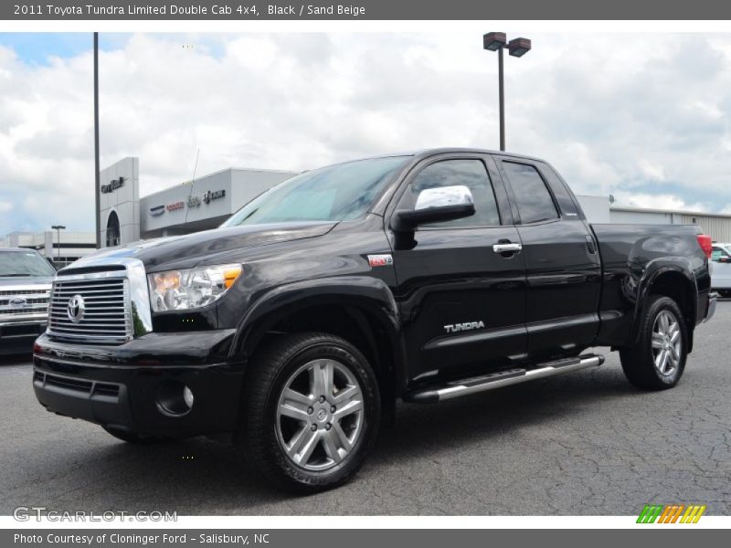 Black / Sand Beige 2011 Toyota Tundra Limited Double Cab 4x4