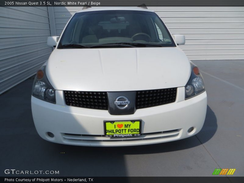 Nordic White Pearl / Beige 2005 Nissan Quest 3.5 SL