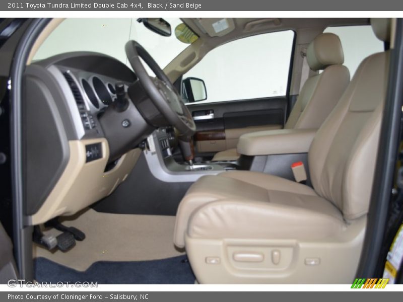 Black / Sand Beige 2011 Toyota Tundra Limited Double Cab 4x4