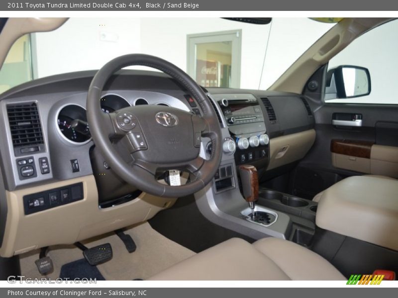 Black / Sand Beige 2011 Toyota Tundra Limited Double Cab 4x4